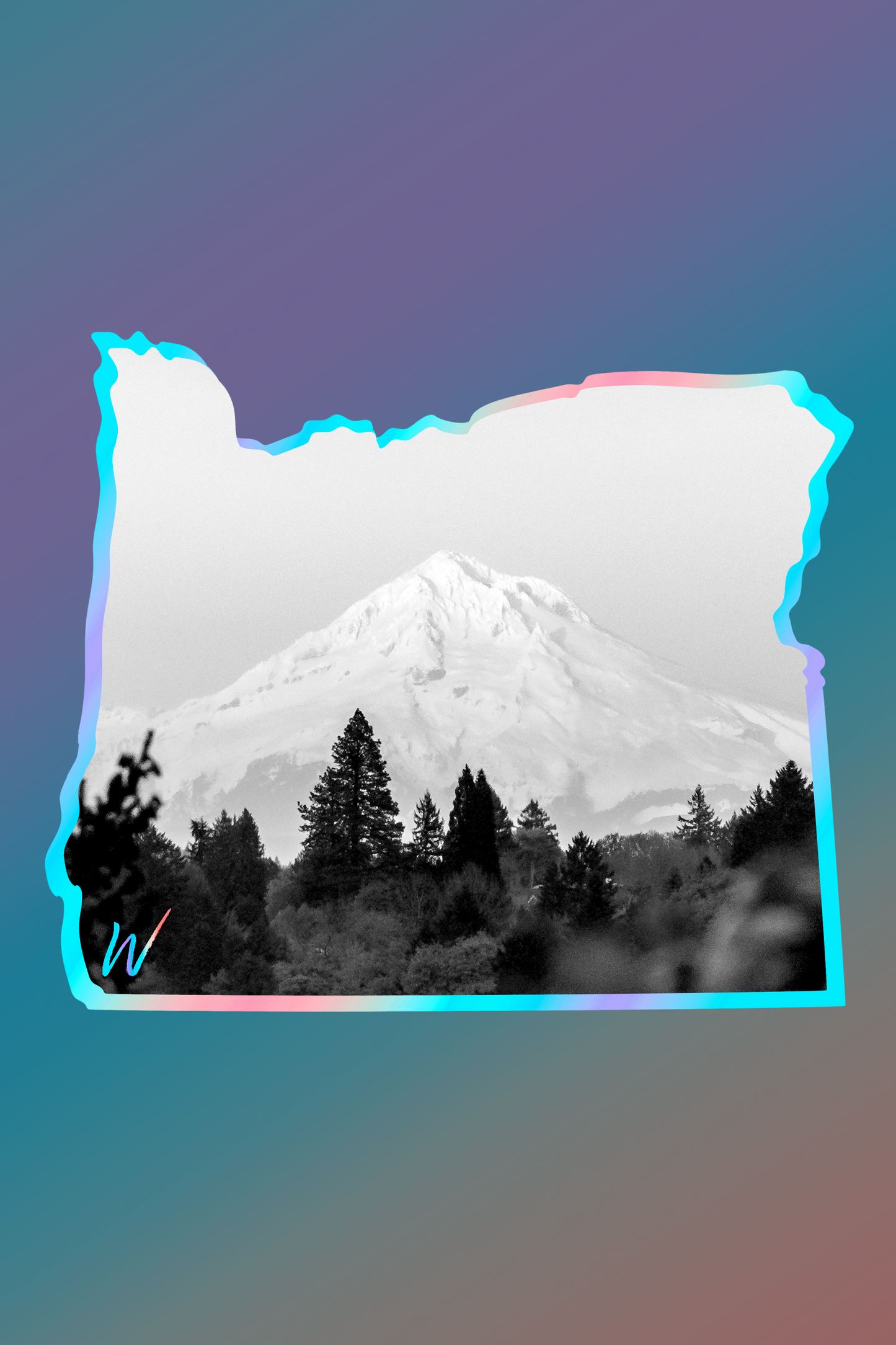 Mountain Sticker