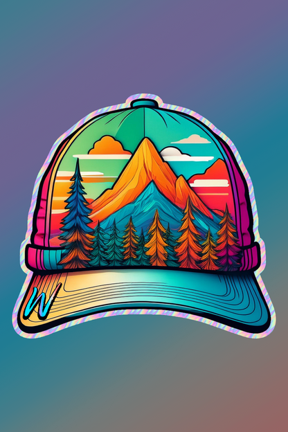 Travel Hat Sticker