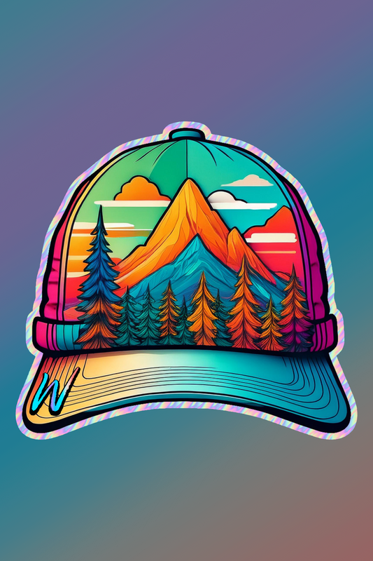 Travel Hat Sticker